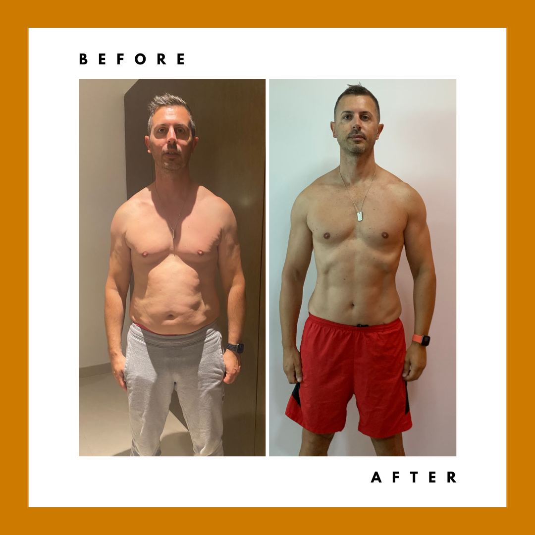 Elite Fitness client transformation — Lost 15kg